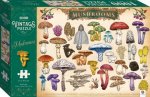 Vintage Puzzle Mushrooms