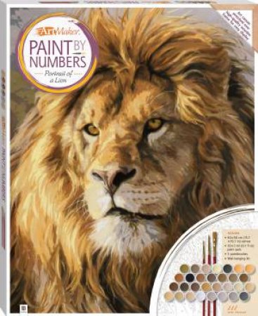 Paint By Numbers Canvas: Portrait Of A Lion by Various