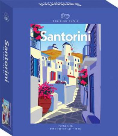 The Travel Series 500pc Jigsaw: Santorini by Various