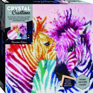 Crystal Creations Canvas: Rainbow Zebras by Various