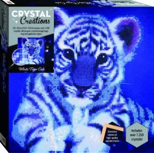 Crystal Creations Canvas: White Tiger Cub by Various