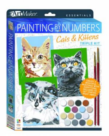 Art Maker Essentials: Painting By Numbers Cats & Kittens by Various