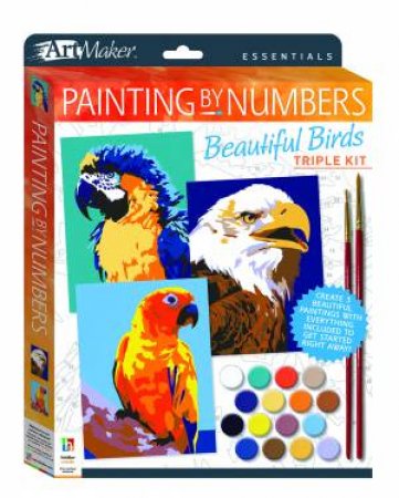 Art Maker Essentials Painting By Numbers Beautiful Birds by Various