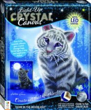 Crystal Creations Lightup Canvas Tiger In The Moonlight