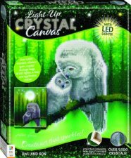 Crystal Creations Lightup Canvas Owl And Son