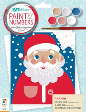 Paint By Numbers Greeting Card: Santa Claus by Various