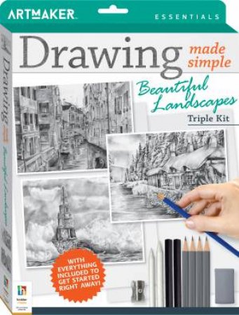 Drawing Made Simple Beautiful Landscapes Triple Kit by Various