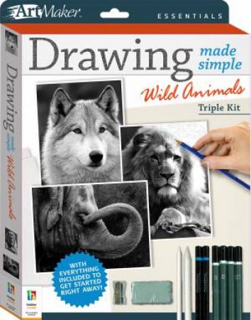 Drawing Made Simple Wild Animals Triple Kit by Various