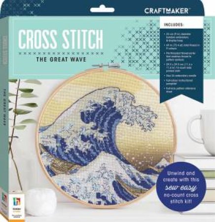 Craft Maker Cross-Stitch Kit: The Great Wave by Various