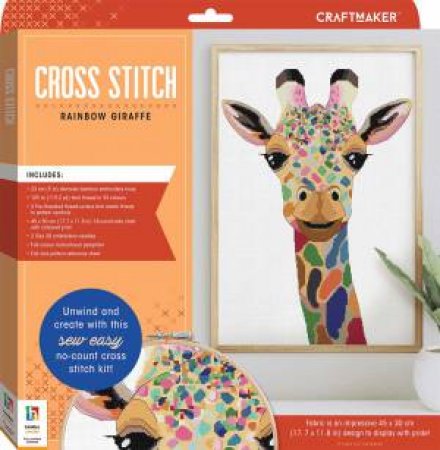 Craft Maker Cross-Stitch Kit: Bright Giraffe by Various