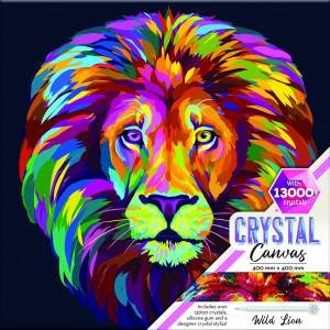 Crystal Canvas: Wild Lion by Various