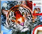 Crystal Creations Canvas Swimming Tiger