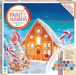 Art Maker Paint By Numbers Canvas: Gingerbread House by Various