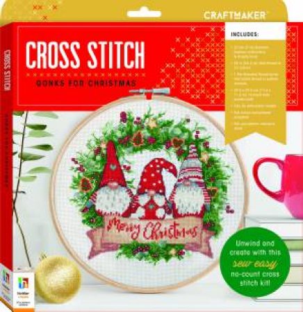 Craft Maker Cross-stitch Kit: Gonks For Christmas by Various