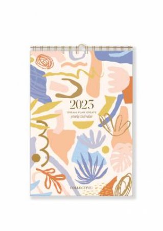 2023 Abstract Floral A4 Wall Calendar by Lisa Messenger