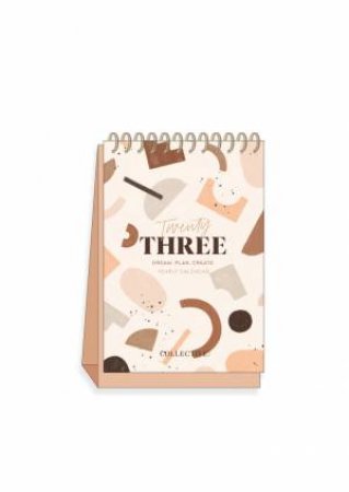 2023 Neutral Desk Calendar by Lisa Messenger