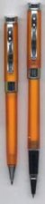 GBP Orange Plastic Ball Point Pen  Roller Ball Pen Set