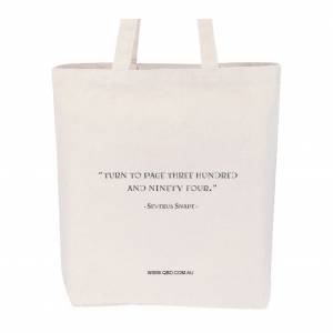 Canvas Quote Tote: Severus Snape by Unknown