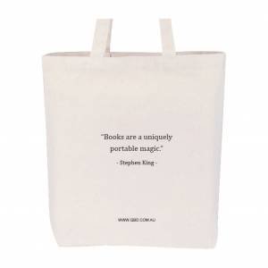 Canvas Quote Tote: Stephen King by Unknown