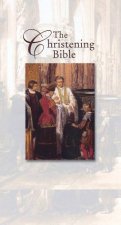 The Christening Bible  KJV Edition White Imitation Leather  Pocket