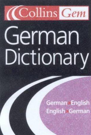 Collins Gem: German Dictionary - 7 ed by Various