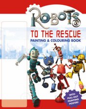 Robots Robots To The Rescue Painting  Colouring Book