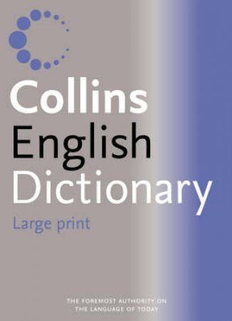 Collins English Dictionary - Large Print by Unknown