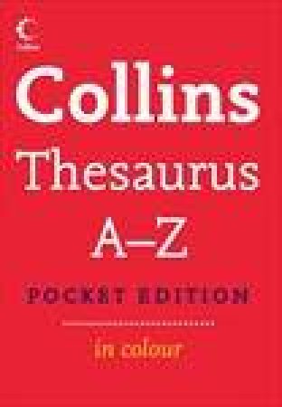 Collins Express Thesaurus  A To Z by Collins