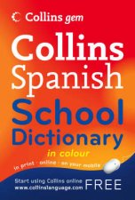 Collins Gem Spanish School Dictionary  1st Ed