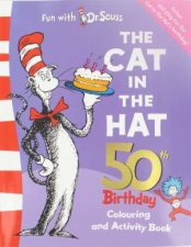 Cat In The Hat 50th Birthday Colouring Book