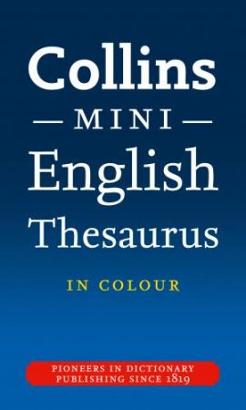 Collins Mini Thesaurus by Various