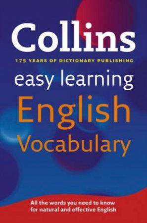 Collins Easy Learning English Vocabulary by Various