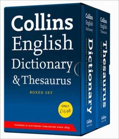 Collins Paperback Dictionary and Thesaurus Set by Various