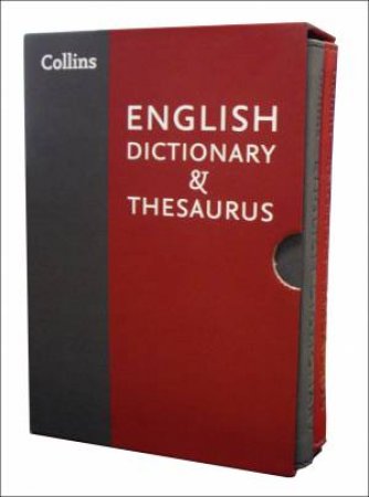 Collins English Dictionary And Thesaurus Slipcase Set by Various