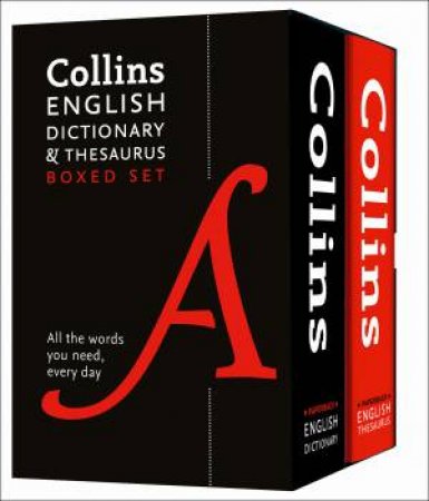 Collins English Paperback Dictionary and Thesaurus Set - 2nd Ed. by Various 