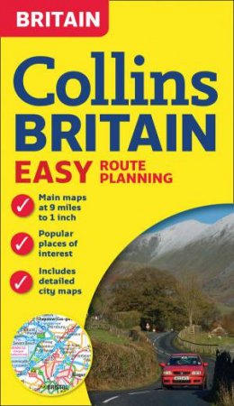 Collins Britain Easy Route Planning Map (New Edition) by Collins-Map