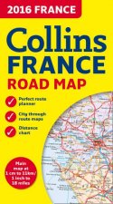 Collins Road Map France 2016