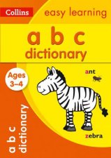 Collins Easy Learning ABC Dictionary Ages 3 To 4