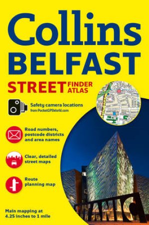 Belfast Streetfinder Colour Atlas [New Edition] by Collins Maps