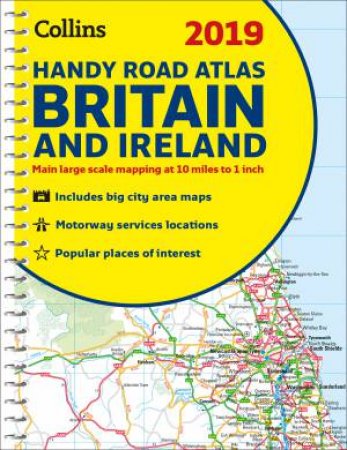 2019 Collins Handy Road Atlas Britain (New Edition) by Various