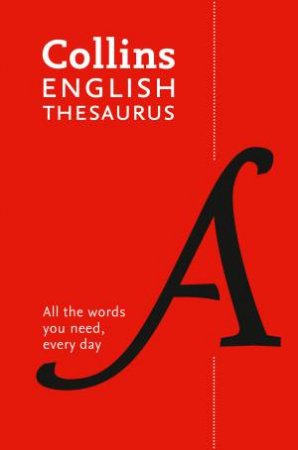 Collins English Thesaurus Paperback Edition (8th Ed) by Various