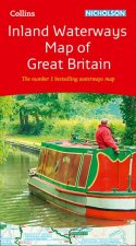 Collins Nicholson Inland Waterways Map Of Great Britain New Edition