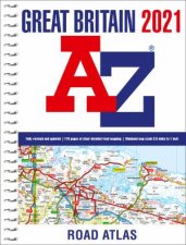 Great Britain AZ Road Atlas 2021 A4 Spiral