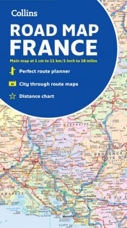 2022 Collins Map  Of France (New Edition) by Various