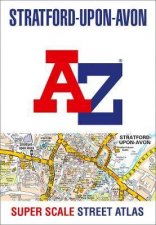 StratfordUponAvon  Warwick AZ Super Scale Street Atlas A4 Paperback New Edition
