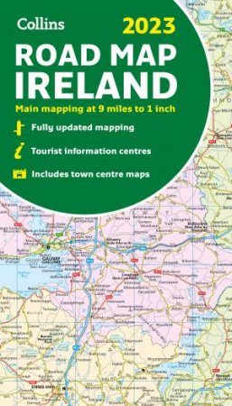 2022 Collins Map Of Ireland (New Edition) by Various