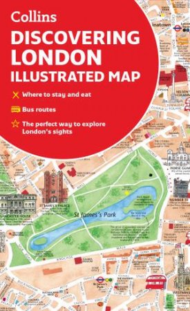 Discovering London Illustrated Map by Dominic Beddow