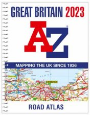 Great Britain AZ Road Atlas 2023 A4 Spiral