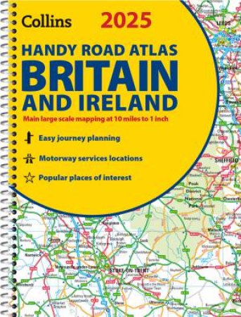 Collins Road Atlas - 2025 Collins Handy Road Atlas Britain And Ireland: A5 Spiral by Collins Maps