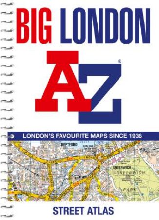 Big London A-Z Street Atlas by A-Z Maps